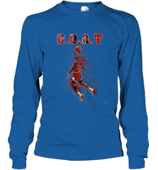 Basketball  Chicago Jordan G.O.A.T. Dunk Long Sleeve T-Shirt Long Sleeve T-Shirt - belovedtshirt