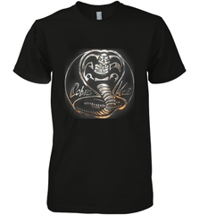 Cobra Kai Rusted Steel Snake Logo Men's Premium T-Shirt Men's Premium T-Shirt - belovedtshirt