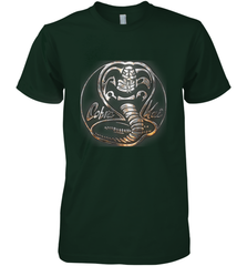 Cobra Kai Rusted Steel Snake Logo Men's Premium T-Shirt Men's Premium T-Shirt - belovedtshirt