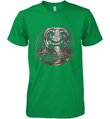 Cobra Kai Rusted Steel Snake Logo Men's Premium T-Shirt Men's Premium T-Shirt - belovedtshirt