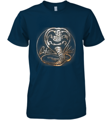 Cobra Kai Rusted Steel Snake Logo Men's Premium T-Shirt Men's Premium T-Shirt - belovedtshirt