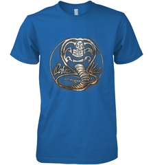 Cobra Kai Rusted Steel Snake Logo Men's Premium T-Shirt Men's Premium T-Shirt - belovedtshirt