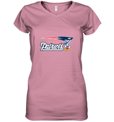Nfl New England Patriots Champion Mickey Mouse Team Women's V-Neck T-Shirt Women's V-Neck T-Shirt - belovedtshirt