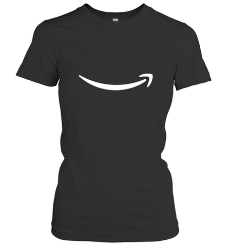 Smile Shirt  White Logo Women's T-Shirt Women's T-Shirt / Black / S Women's T-Shirt - belovedtshirt
