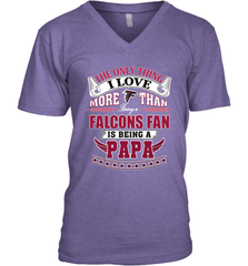 NFL The Only Thing I Love More Than Being A Atlanta Falcons Fan Is Being A Papa Football Men's V-Neck Men's V-Neck - belovedtshirt