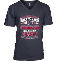 NFL The Only Thing I Love More Than Being A Atlanta Falcons Fan Is Being A Papa Football Men's V-Neck Men's V-Neck - belovedtshirt