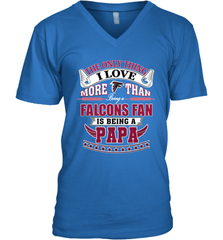 NFL The Only Thing I Love More Than Being A Atlanta Falcons Fan Is Being A Papa Football Men's V-Neck Men's V-Neck - belovedtshirt