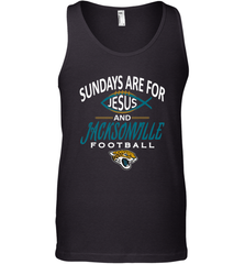 Sundays Are For Jesus and Jacksonville Funny Football Men's Tank Top Men's Tank Top - belovedtshirt
