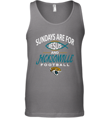 Sundays Are For Jesus and Jacksonville Funny Football Men's Tank Top Men's Tank Top - belovedtshirt