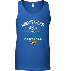 Sundays Are For Jesus and Jacksonville Funny Football Men's Tank Top Men's Tank Top - belovedtshirt