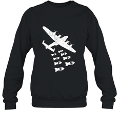 Christmas Gift Idea Bomber Dropping F Bombs Funny Crewneck Sweatshirt