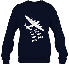 Christmas Gift Idea Bomber Dropping F Bombs Funny Crewneck Sweatshirt