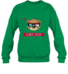 Boys California Bear _ Cali Kid Surf Crewneck Sweatshirt Crewneck Sweatshirt - belovedtshirt