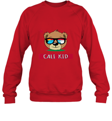 Boys California Bear _ Cali Kid Surf Crewneck Sweatshirt Crewneck Sweatshirt - belovedtshirt