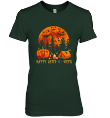 Happy Camp O Ween Funny Camping Halloween Costume Camper RV Women's Premium T-Shirt Women's Premium T-Shirt - belovedtshirt