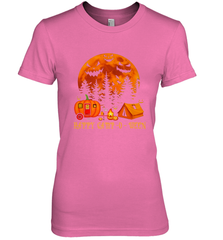 Happy Camp O Ween Funny Camping Halloween Costume Camper RV Women's Premium T-Shirt Women's Premium T-Shirt - belovedtshirt
