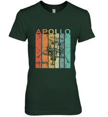 Retro Apollo 11 50th Anniversary Moon Landing 1969 2019 Women's Premium T-Shirt Women's Premium T-Shirt - belovedtshirt