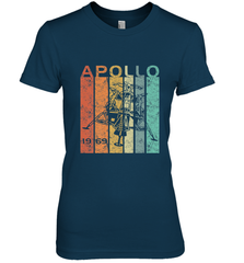 Retro Apollo 11 50th Anniversary Moon Landing 1969 2019 Women's Premium T-Shirt Women's Premium T-Shirt - belovedtshirt