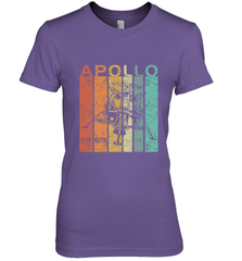 Retro Apollo 11 50th Anniversary Moon Landing 1969 2019 Women's Premium T-Shirt Women's Premium T-Shirt - belovedtshirt