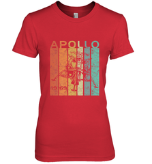 Retro Apollo 11 50th Anniversary Moon Landing 1969 2019 Women's Premium T-Shirt Women's Premium T-Shirt - belovedtshirt