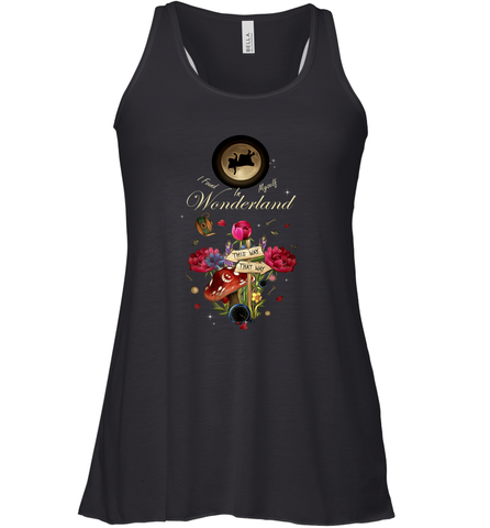I Found Myself In Wonderland  Alice In Wonderland Women's Racerback Tank Women's Racerback Tank / Black / XS Women's Racerback Tank - belovedtshirt