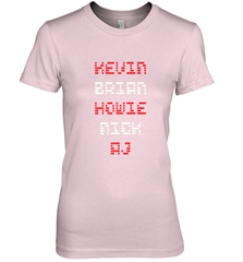 Backstreet Names DNA Tour Women's Premium T-Shirt Women's Premium T-Shirt - belovedtshirt