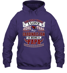 NFL The Only Thing I Love More Than Being A Arizona Cardinals Fan Is Being A Papa Football Hooded Sweatshirt Hooded Sweatshirt - belovedtshirt