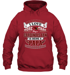 NFL The Only Thing I Love More Than Being A Arizona Cardinals Fan Is Being A Papa Football Hooded Sweatshirt Hooded Sweatshirt - belovedtshirt
