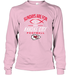 Sundays Are For Jesus and Kansas City Funny Football Long Sleeve T-Shirt Long Sleeve T-Shirt - belovedtshirt