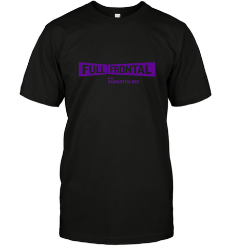 Full Frontal with Samantha Bee Purple Logo Men's T-Shirt Men's T-Shirt / Black / S Men's T-Shirt - belovedtshirt