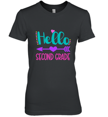 Hello Second Grade 2nd Grade Teachers Students Gift Women's Premium T-Shirt Women's Premium T-Shirt - belovedtshirt