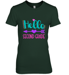 Hello Second Grade 2nd Grade Teachers Students Gift Women's Premium T-Shirt Women's Premium T-Shirt - belovedtshirt