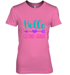 Hello Second Grade 2nd Grade Teachers Students Gift Women's Premium T-Shirt Women's Premium T-Shirt - belovedtshirt