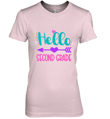 Hello Second Grade 2nd Grade Teachers Students Gift Women's Premium T-Shirt Women's Premium T-Shirt - belovedtshirt