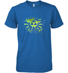 Legend Of Zelda Triforce Logo Paint Splatter Men's Premium T-Shirt Men's Premium T-Shirt - belovedtshirt
