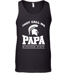 Michigan State Spartans They Call Me Papa Men's Tank Top