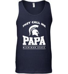 Michigan State Spartans They Call Me Papa Men's Tank Top Men's Tank Top - belovedtshirt