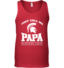 Michigan State Spartans They Call Me Papa Men's Tank Top Men's Tank Top - belovedtshirt