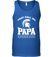 Michigan State Spartans They Call Me Papa Men's Tank Top Men's Tank Top - belovedtshirt