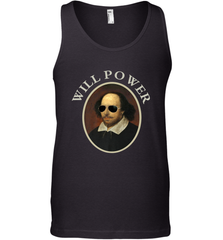 William Shakespeare Will Power Shirt Art Positive Quote Men's Tank Top Men's Tank Top - belovedtshirt