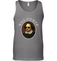 William Shakespeare Will Power Shirt Art Positive Quote Men's Tank Top Men's Tank Top - belovedtshirt