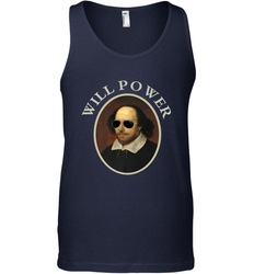 William Shakespeare Will Power Shirt Art Positive Quote Men's Tank Top