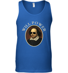 William Shakespeare Will Power Shirt Art Positive Quote Men's Tank Top Men's Tank Top - belovedtshirt