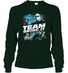 WWE The Rock Team Bring It Long Sleeve T-Shirt Long Sleeve T-Shirt - belovedtshirt