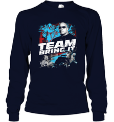 WWE The Rock Team Bring It Long Sleeve T-Shirt Long Sleeve T-Shirt - belovedtshirt