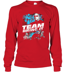 WWE The Rock Team Bring It Long Sleeve T-Shirt Long Sleeve T-Shirt - belovedtshirt