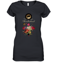 I Found Myself In Wonderland  Alice In Wonderland Women's V-Neck T-Shirt