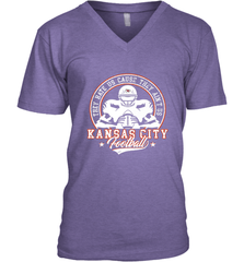 Vintage NFL Kansas City Football Logo Men's V-Neck Men's V-Neck - belovedtshirt