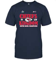 NFL Kansas City Chiefs Logo super bowl champions IV LIV Men's T-Shirt