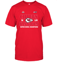NFL Kansas City Chiefs Logo super bowl champions IV LIV Men's T-Shirt Men's T-Shirt - belovedtshirt